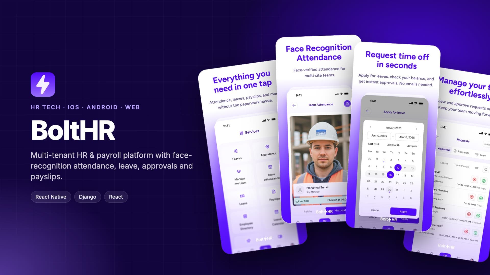 BoltHR — HR & Payroll Platform