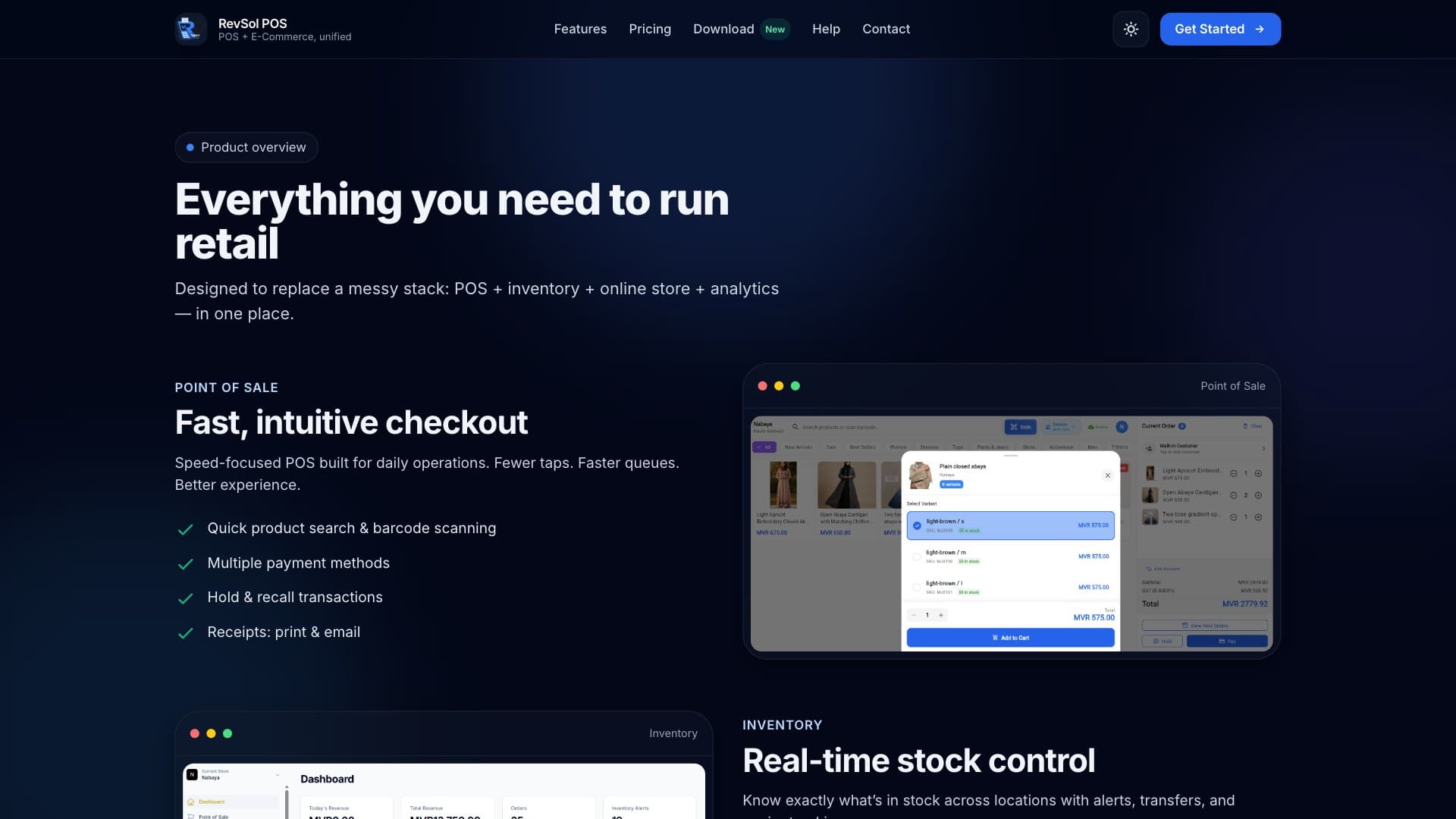 RevSol POS — Point of Sale & E-Commerce for the Maldives screenshot 3