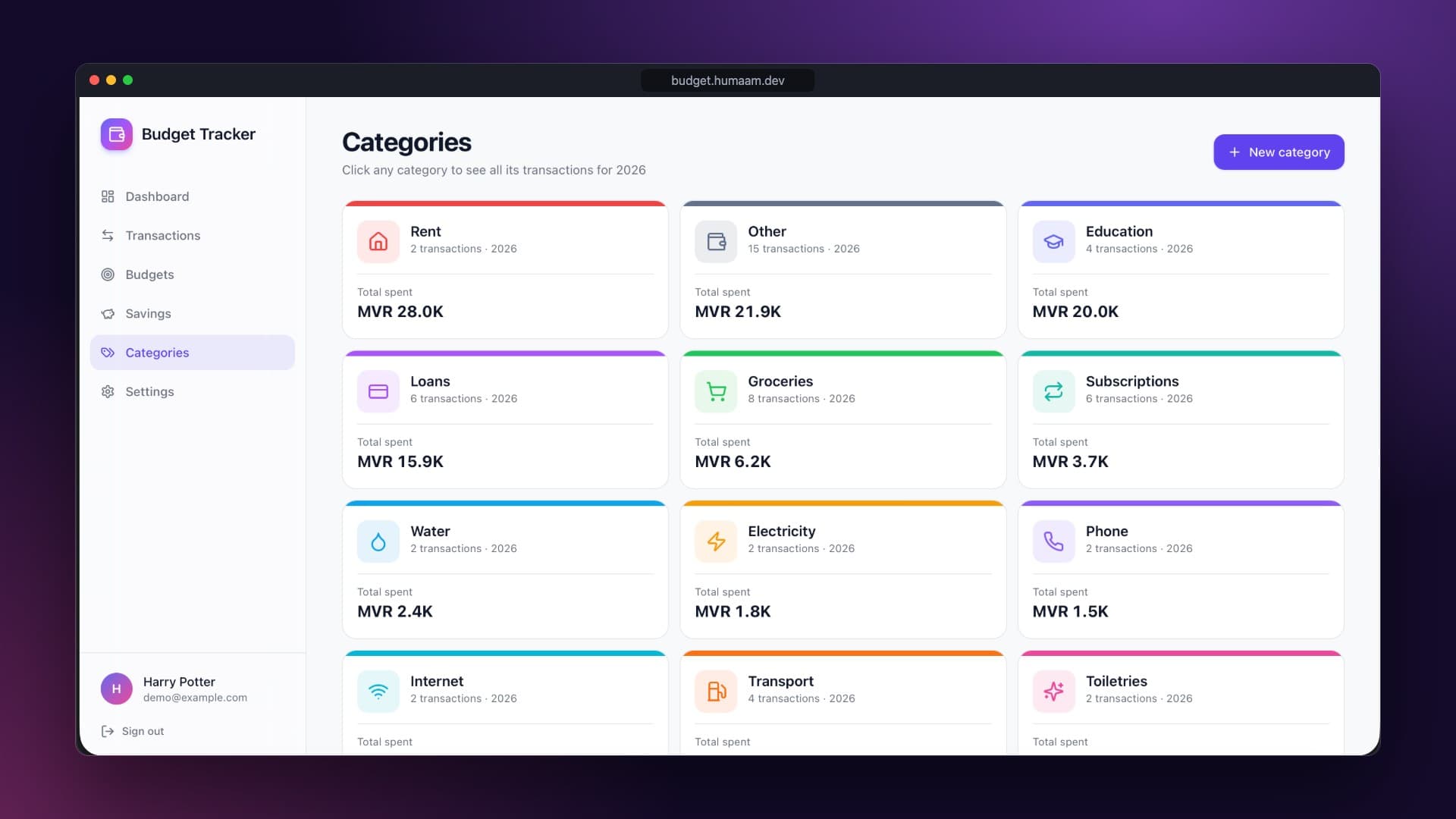 Budget Tracker screenshot 5